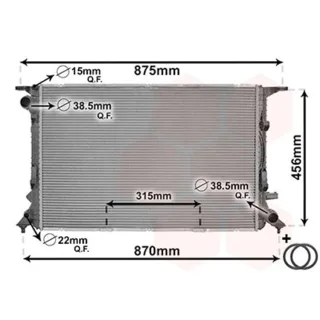 Van Wezel Motork?hler Audi A4 A5 A6 A7 Q5