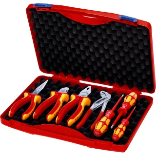 KNIPEX Werkzeug-Box RED Elektro Set 2 340 mm - 002115