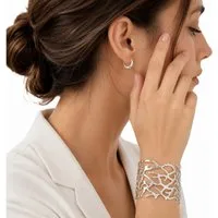 XCOAST Creolen-Set Trendige Ohrringe aus hochwertigem Chirurgenstahl – elegant, farbecht (farbechte Creolen Silber Damen, 2-tlg., trendig, Edelstahl 316 hochwertig), aus Edelstahl 316L, Valentinstag Geschenk