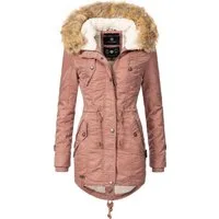 Navahoo Wintermantel La Viva hochwertiger Winterparka mit großem Kunstfell