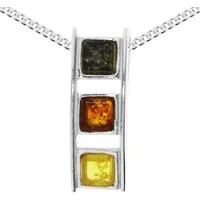 OSTSEE-SCHMUCK Kette mit Anhänger Ostsee-Schmuck Kette mit Anhänger Gleiter-Wieka (2-tlg)
