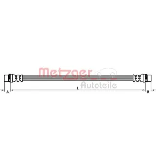 Metzger Bremsschlauch hinten Renault Grand Sc?nic 3 Megane 3 Sc?nic 3