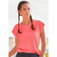 Venice Beach Kurzarmshirt mit Logoprint vorne, T-Shirt aus Baumwolle, sportlich-casual, Basic
