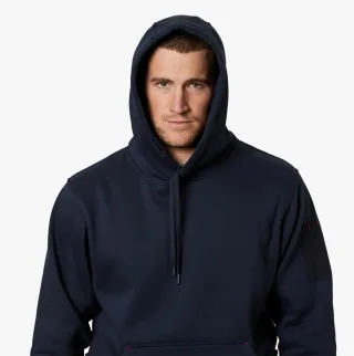 Hard Yakka GEBEATETE FLEECE Herren Sweatshirt Marineblau