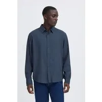 Blend Langarmhemd BHBOBBY LINEN L/S Materialmix aus Leinen und Viskose, Regular Fit, mit Hemdkragen