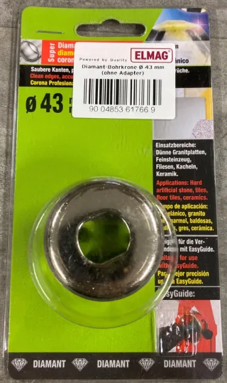 ELMAG Diamant-Bohrkrone Ø 43 mm - 61766