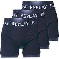 Replay Boxershorts Herren Boxershorts in 3er Pack - 101102 011 schwarz (3-St., 1 x 3 Stk)