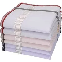 Betz Taschentuch Herren Stoff Taschentücher Set Leo 1 Dessin 7 Größe 40x40 cm, (Set, 6-St. 6 Taschentücher), 100% Baumwolle
