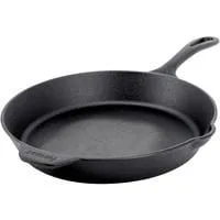 Feuerpfanne fp30 Essential Line, mit Stiel schwarz, Ø 30cm