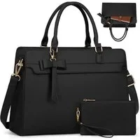 LuxusKollektion Laptoptasche Handtasche Damen Shopper 15.6 Zoll Laptoptasche Wasserdicht PU Leder