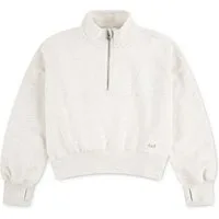 Abercrombie Kids Sweater AFG ESSENTIAL 1/4 ZIP PU mit Stehkragen und Zipper-Reißverschluss, for girls