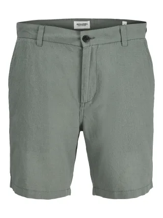 JACK&JONES - JPSTACE SUMMER LINEN BLEND SHORT SRT SN Agave Green - Gr. - XL