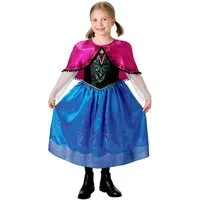 Rubie´s Prinzessin-Kostüm Die Eiskönigin Anna - Karneval Faschingskostüm, Original lizenzierte Verkleidung aus dem Disney-Film