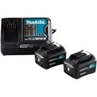 Power Source Kit Li 12V 4Ah, Set schwarz/blau, 2x Akku BL1041B, 1x Schnellladegerät DC10SB