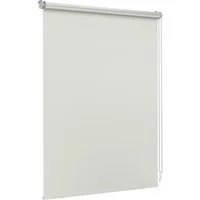 Verdunklungsrollo Thermorollo, 35 x 100 cm, grau [Stoffbreite 31,6 cm], jalousiescout, verdunkelnd, ohne Bohren, freihängend, Klemmfix, Thermo-Rollo Vollverdunkelnd Thermo-Beschichtung, energiesparend
