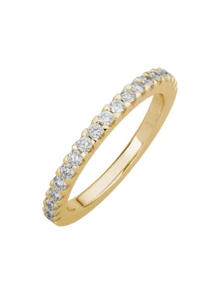 Lyomi Ring 585/- Gelbgold 19 synth. Diam. 0,48ct.