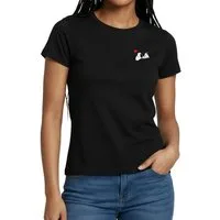 Spreadshirt T-Shirt Peanuts Snoopy Herz Brustmotiv Frauen T-Shirt (1-tlg)