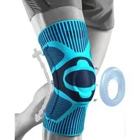 NEENCA Kniebandage Kniebandage Kompression Sportbandage Gelenkstütze atmungsaktiv (Elastische Kompressions-Kniebandage, vielseitig einsetzbar im Sport, Kniestütze mit Gelenkstütze für Sport, Training & Alltag), Stützende Kniebandage mit Kompression, 