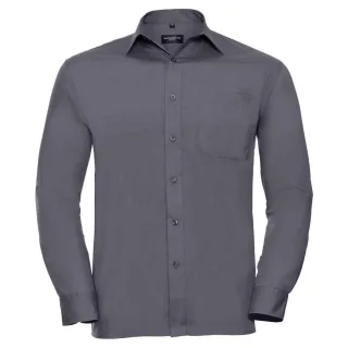 Russell Collection - "Classic" Hemd für Herren Langärmlig ()