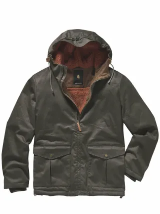 Mey & Edlich Herren Tundra-Waxjacke Grün 100 % Baumwolle
