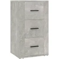 vidaXL Sideboard Sideboard Betongrau 40x33x70 cm Holzwerkstoff (1 St)