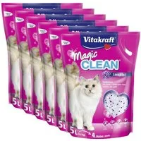 Vitakraft Katzenstreu Katzenstreu Magic Clean Lavendel 6x 5 Liter