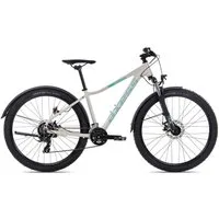 Axess Mountainbike MEEA ATB, 14 Gang Shimano RD-TX800-7 Schaltwerk, Kettenschaltung, MTB-Hardtail Damenrad 29 Zoll weiß