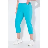 Ulla Popken Funktionshose Bengalinhose wadenlang Elastikbund Stretch