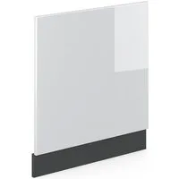 Vicco Frontblende R-Line, Weiß Hochglanz/Anthrazit, 60 cm ohne Arbeitsplatte (1 St)