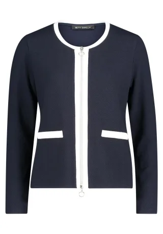 Betty Barclay - Shirtjacke Patch Dark Blue - Gr. - 46
