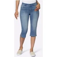 Witt Jeansshorts Capri-Jeans leicht vertieft