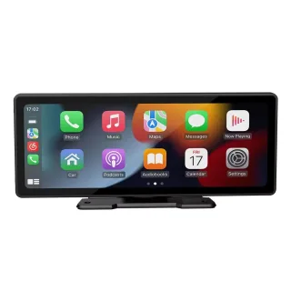 Portable Car MP5 Player Wireless CarPlay Android Auto 10.26 Inch HD IPS Display Bluetooth WiFi Rear View Support Easy In