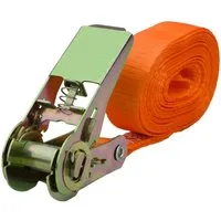 MCS CARGO SECURITY Zurrgurt Spanngurt mit Ratsche, 700kg, 5m, Zurrgurte für Ladensicherung (1-St)