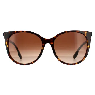 Burberry Cat-Eye Damen Sonnenbrille Dunkles Havana Braun Gradient