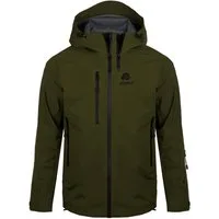 GUGGEN Mountain Hardshelljacke Herren Hardshelljacke Ultra Allwetter Regenjacke H07v2 3L Wanderjacke wasserdichte Membran, versiegelte Nähte, 4-Wege-Stretch, Skipasstasche