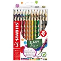 STABILO Filzstift STABILO EASY Colors Dreikant-Buntstift - Rechtshänder - 24er Etui