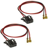 tomzz Audio Lautsprecheradapter (2er Set) auf DIN passt für VW Seat Skoda Front Tw Auto-Lautsprecher