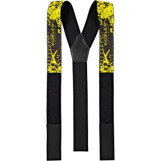 KÜBLER FOREST Hosenträger warngelb/schwarz S - 8750 9123-3499-S
