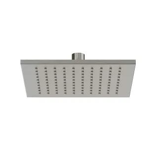 Herzbach LIVING SPA Slim-Regenbrause 200x200mm Black Steel, 11.600200.2.40 11.600200.2.40