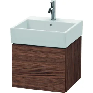 Duravit L-Cube Waschtisch-Unterschrank LC617402121 48,4 x 45,9 cm, nussbaum dunkel, 1 Auszug, wandhängend