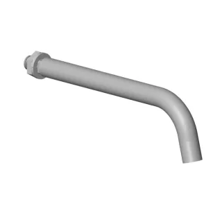 Dornbracht Rohrauslauf 186 mm 90282212200-06 platin matt