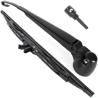 Scheibenwischer Heckwischer Wirscherarm Abdekkappe SET 1J6955427 1J9955707 1J6955435 3B9955985A für Audi A3 8L 96-03 / A4 B5 Avant 94-01 / A6 C5 4B Avant 97-05