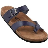Biosoft Comfort & Easy Walk Biosoft Herren Sandalen Zehentrenner Leder Optik Größe 43 - 47 KAI, Sandale