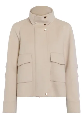 Marc Aurel - Jacke aus Double-Face light sand - Gr. - 42