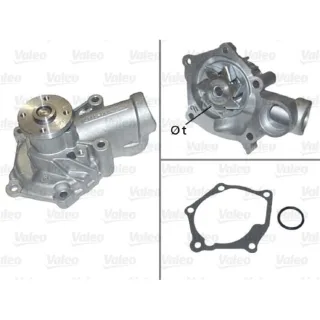Valeo Wasserpumpe + Dichtung Mitsubishi Galant 9 Grandis Lancer 7 Outlander 1
