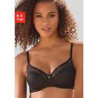 Vivance by Lascana T-Shirt-BH aus feinem Mesh-Material und Spitze in Leo-Optik, Dessous