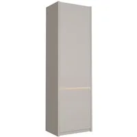 FORTE Drehtürenschrank Oak Squere B/H/T 60,6/197,4/41,7 cm/ Softclose, inklusive Beleuchtung