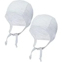 TupTam Erstlingsmütze TupTam Unisex Baby Erstlingsmütze zum Binden 2er Pack