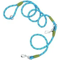 TUWENA Hundeleine Hundeleine für Mittel Große Hund(15-60kg), 2,4m Verstellbare Führleine, Handleine aus Nylon mit Reflektierend durch die Extreme Kraft bis200kg