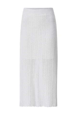 Rich & Royal - Set Skirt Ajour pearl white - Gr. - M